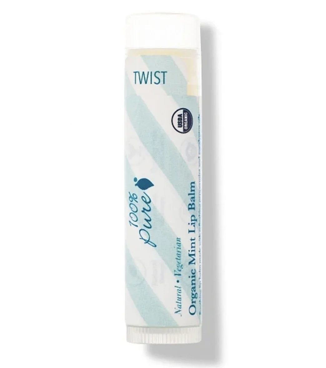100% Pure Organic Mint Lip Balm