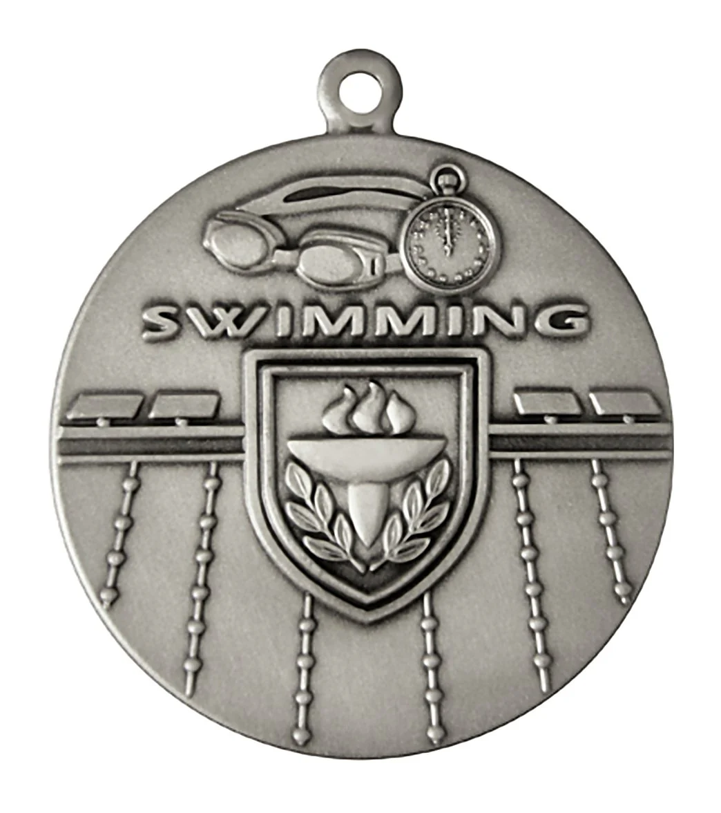 1.75" Swimming Die Struck Medal - Image 7