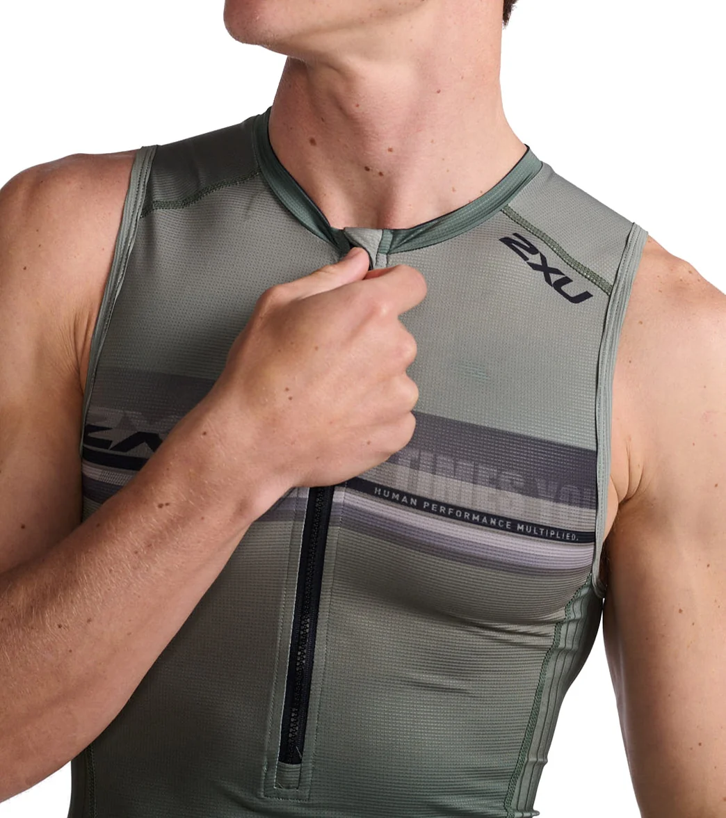2XU Men's Aero Tri Singlet - Image 10
