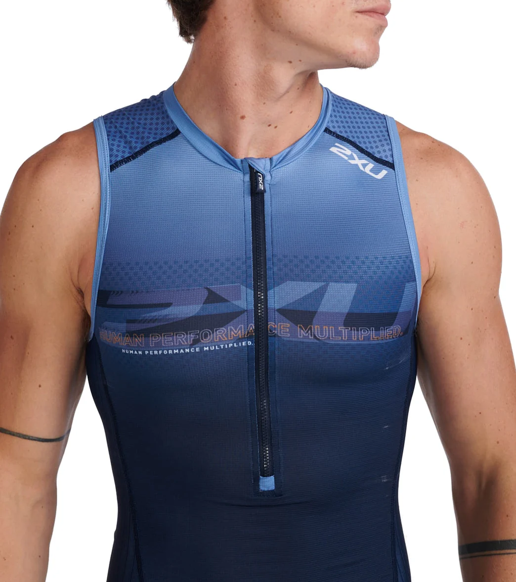 2XU Men's Aero Tri Singlet - Image 3