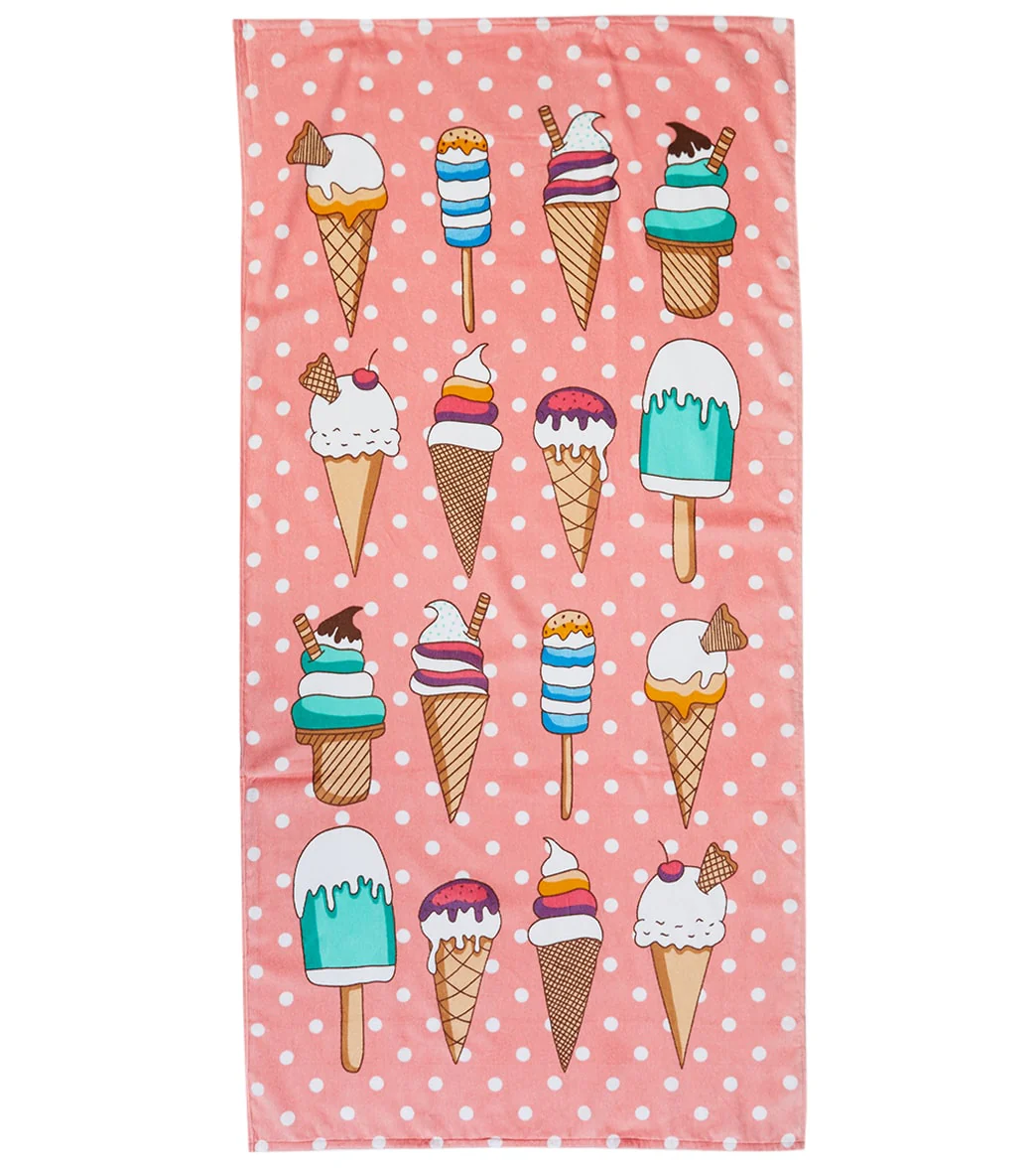 A to Z Towels Ice Cream Beach Towel 30”X 60”