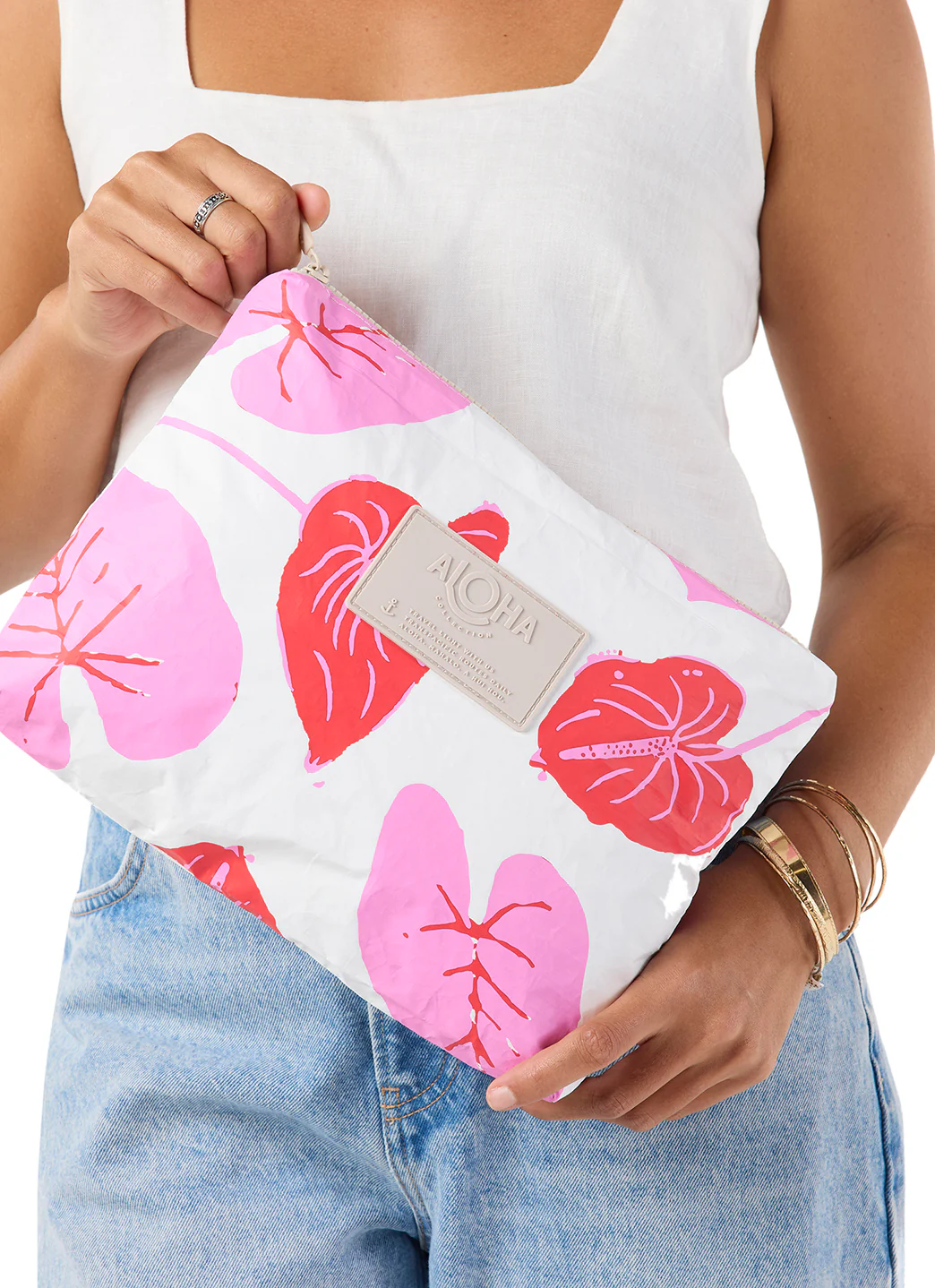 ALOHA Anthurium Mid Swim Pouch - Image 4