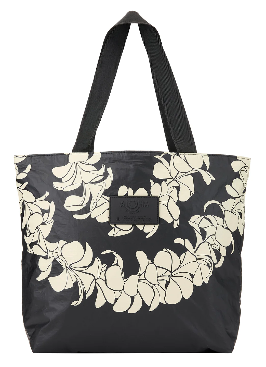 ALOHA Plumeria Lei Day Tripper Beach Tote - Image 10