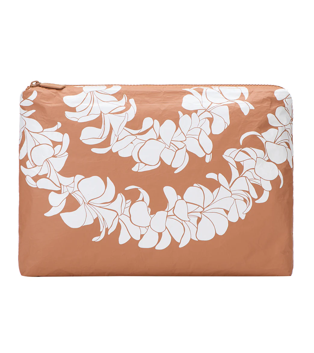 ALOHA Plumeria Lei Mid Swim Pouch - Image 12