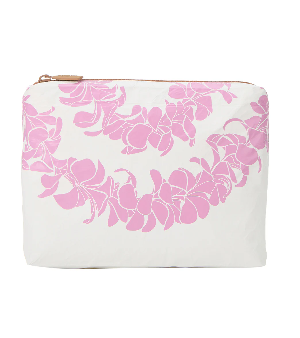 ALOHA Plumeria Lei Small Swim Pouch - Image 6