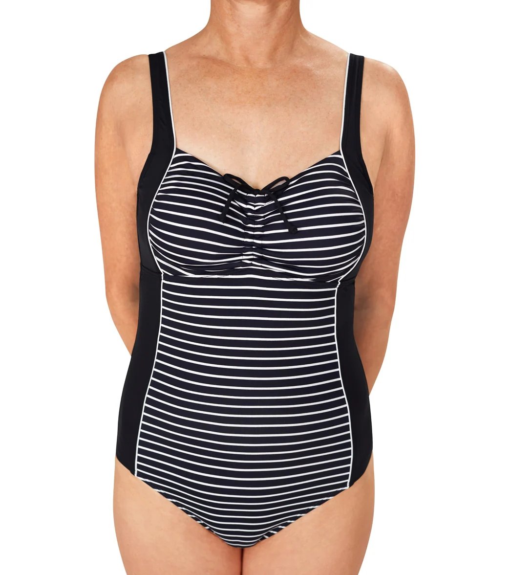 Amoena Women's Infinity Pool Half Bodice One Piece Swimsuit (C/D/DD Cup) - Image 3