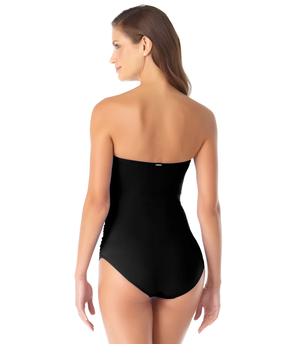 Anne Cole Women's Live In Color Bandeau One Piece Swimsuit - Image 26