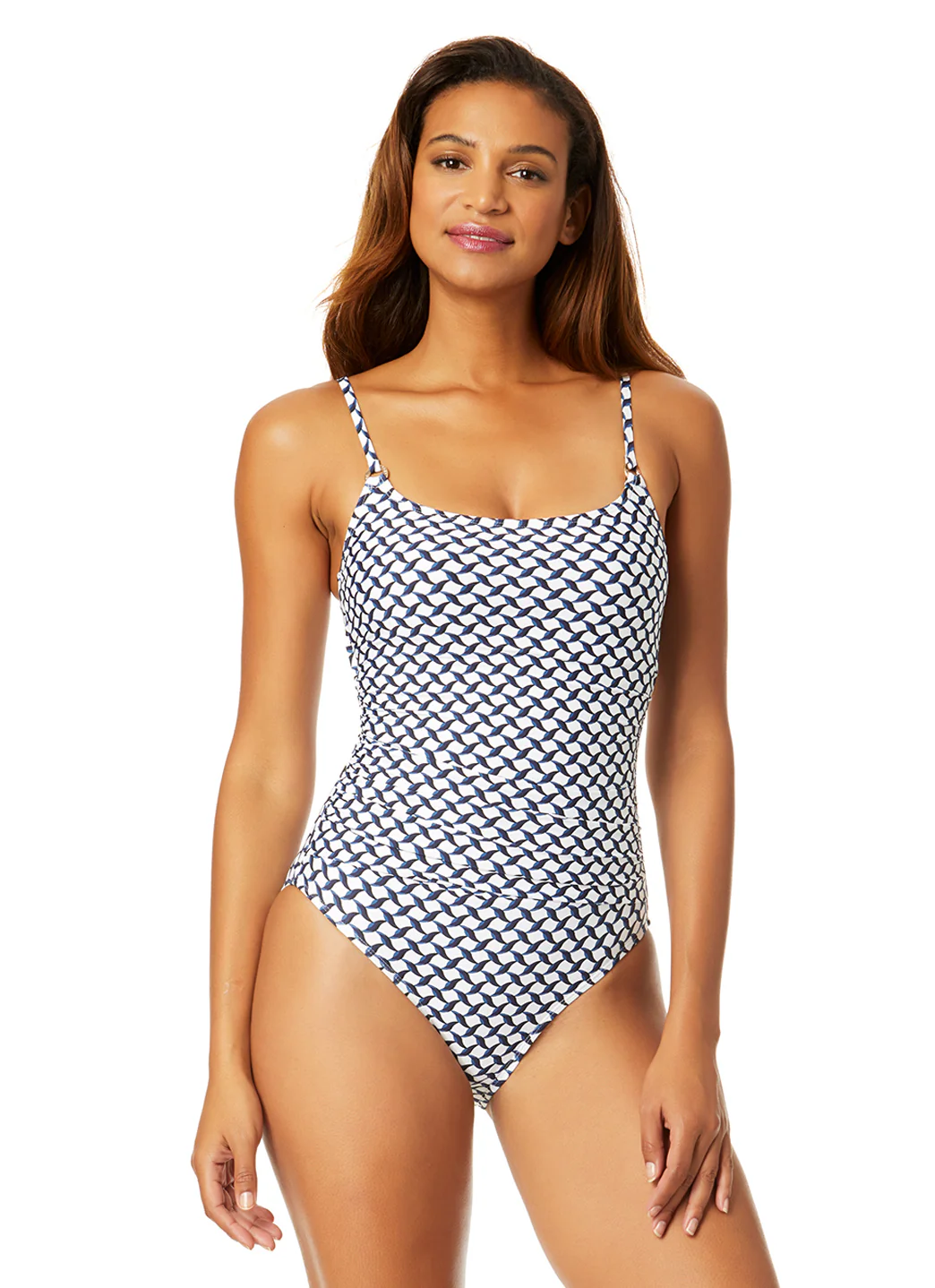 Anne Cole Women's Neo Geo Classic Lingerie One Piece Swimsuit - Image 8