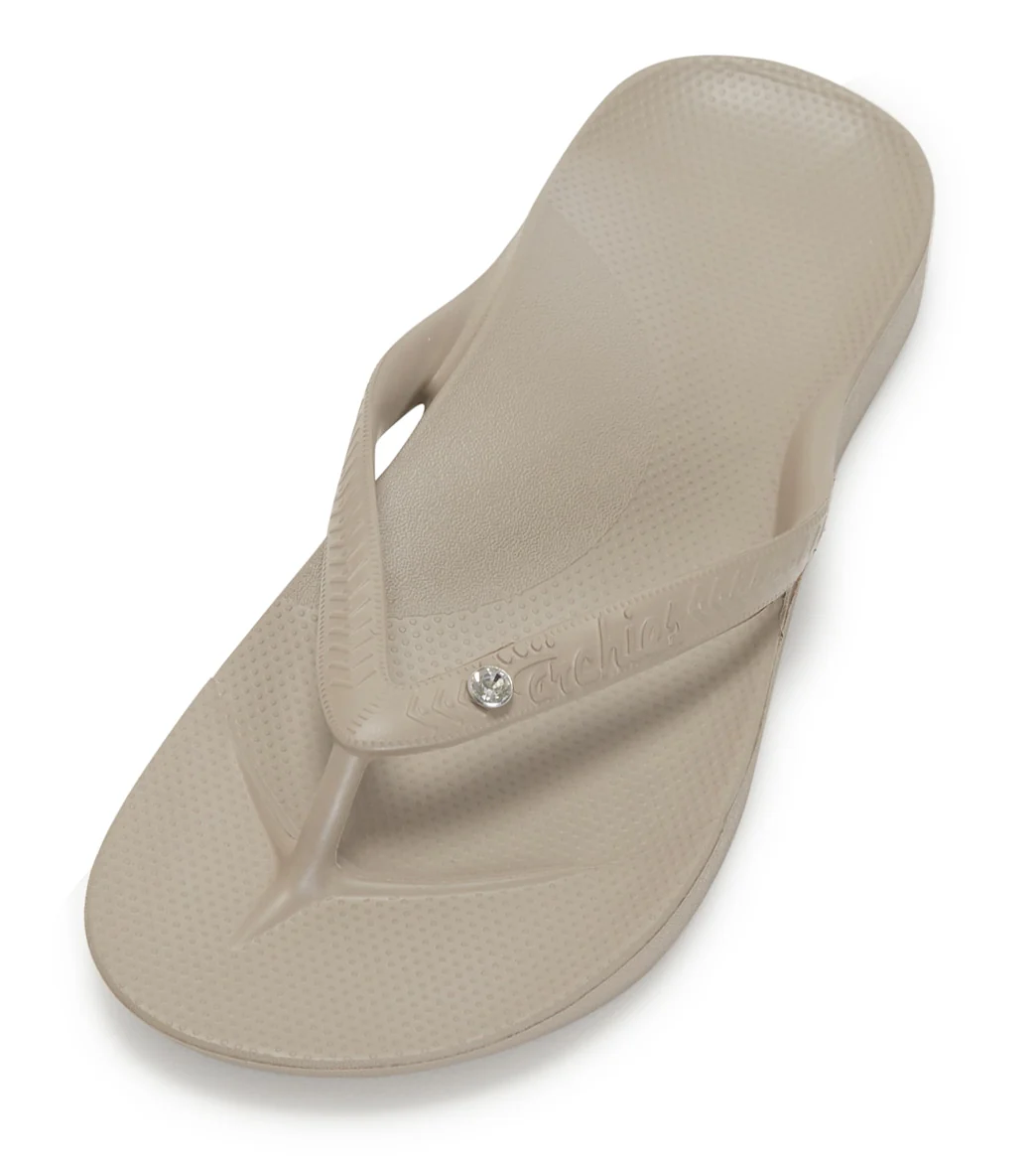 Archie's Footwear Women's Crystal Arch Support Flip Flop - Image 19