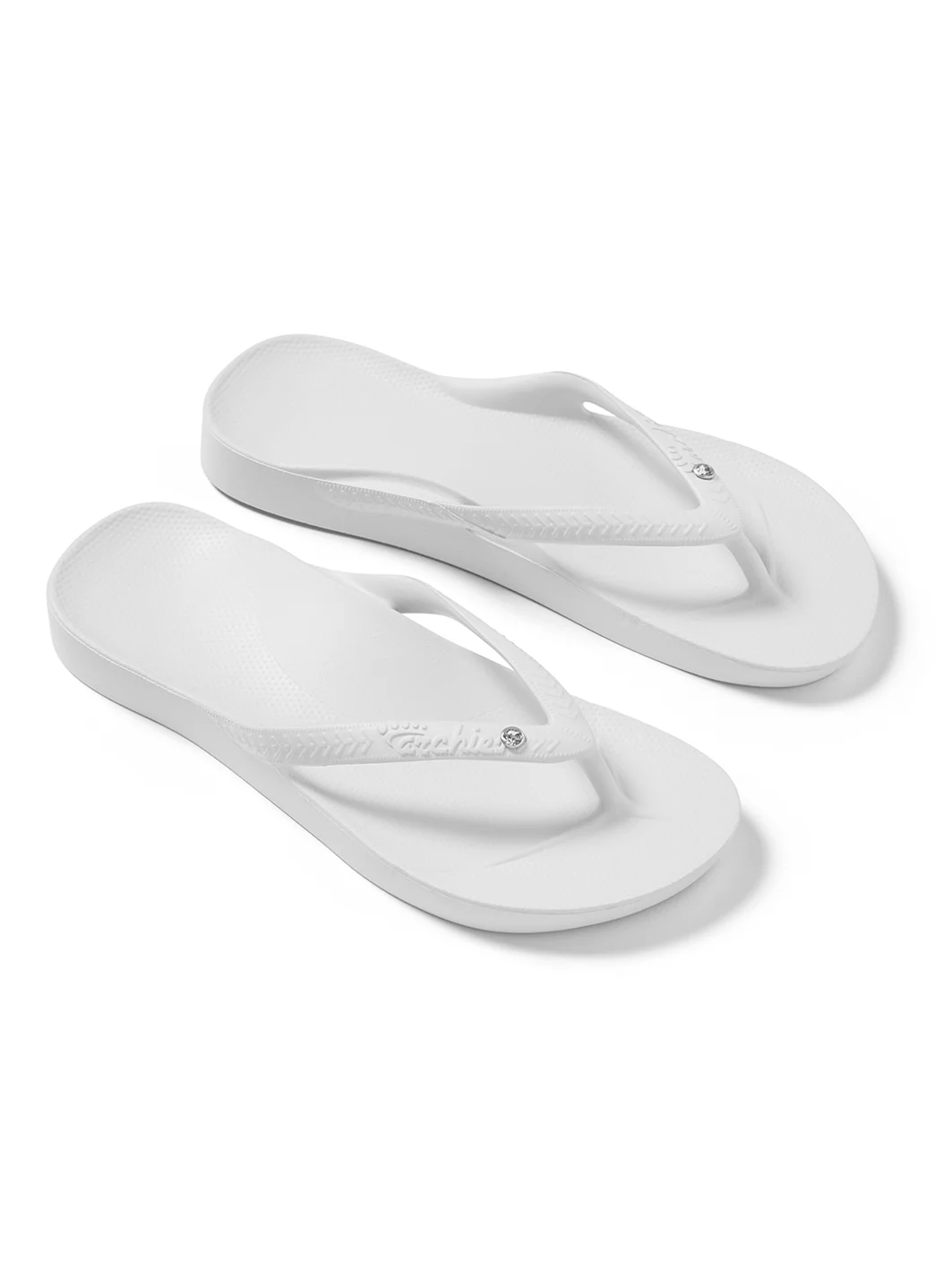 Archie's Footwear Women's Crystal Arch Support Flip Flop - Image 2