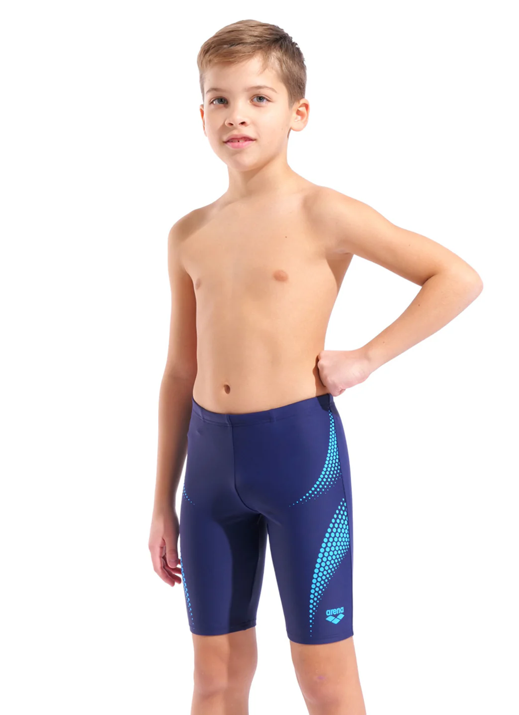 Arena Boys' Dotted Pattern Jammer Swimsuit (Little Kid, Big Kid) - Image 11