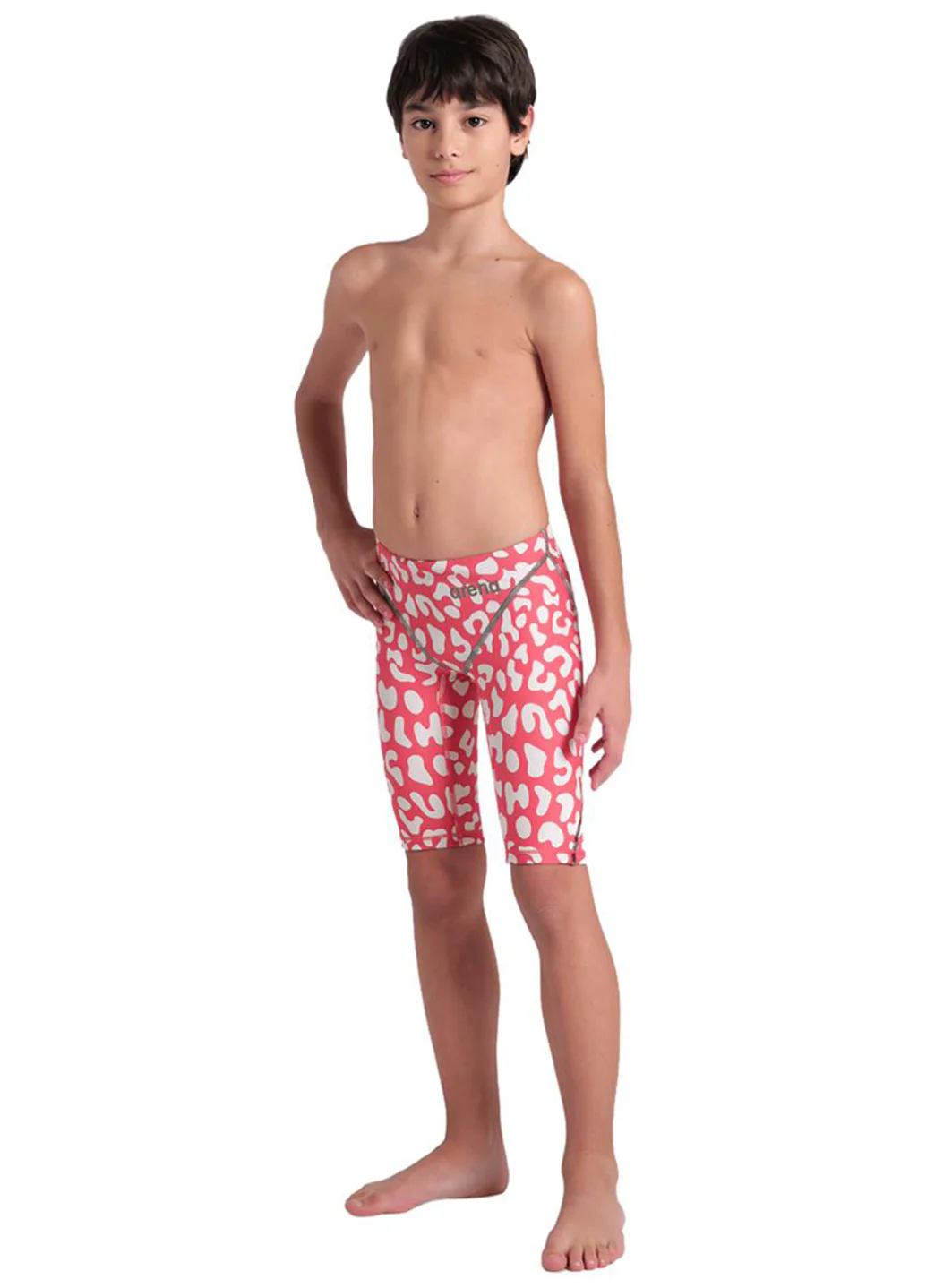 Arena Boys' Powerskin ST Next Limited Edition Leopard Jammer Tech Suit Swimsuit - Image 10