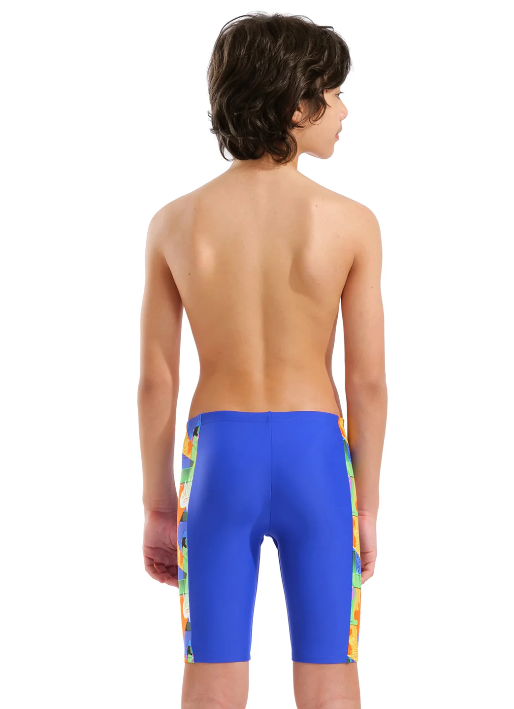 Arena Boys' Sticker Print Jammer Swimsuit (Little Kid, Big Kid) - Image 6