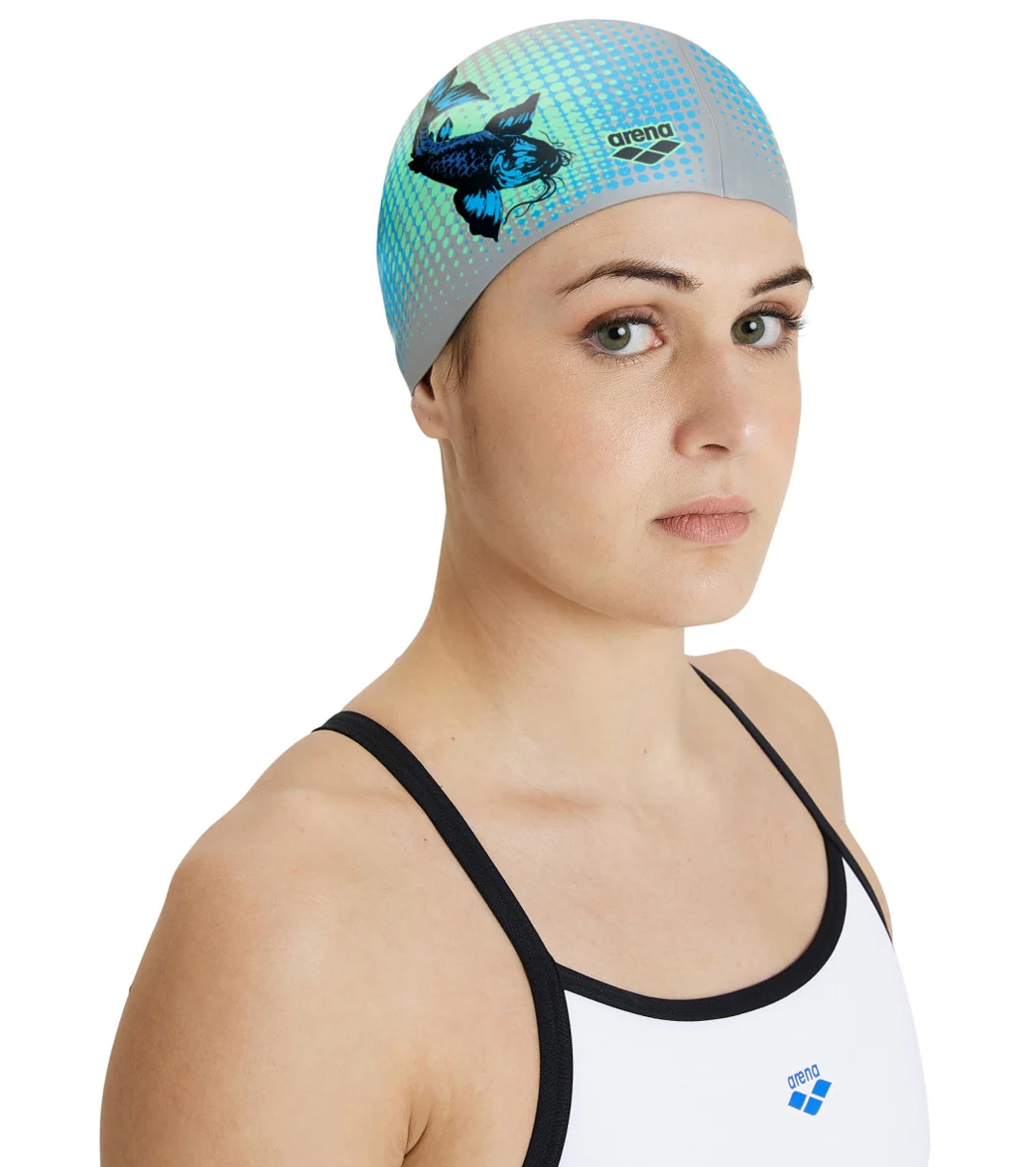 Arena Drew Kibler Fishes Flat Silicone Cap - Image 2