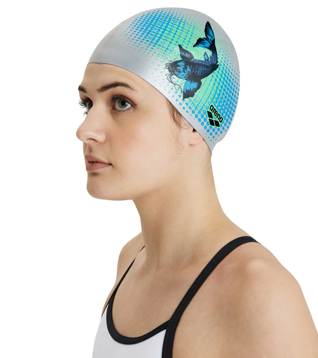 Arena Drew Kibler Fishes Flat Silicone Cap - Image 6