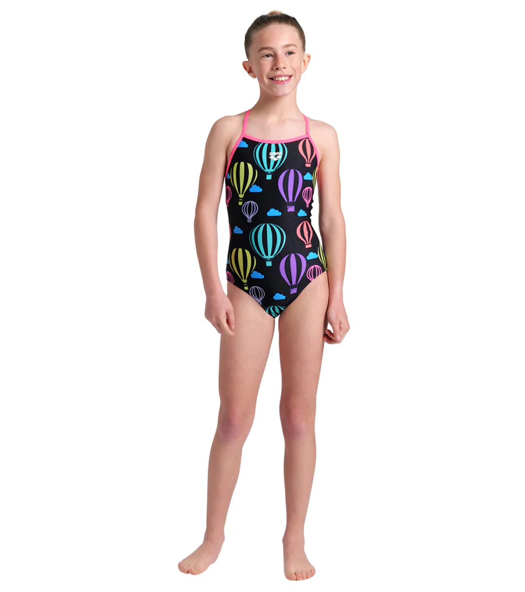 Arena Girls' Balloon Print Light Drop Back One Piece Swimsuit (Little Kid, Big Kid) - Image 10