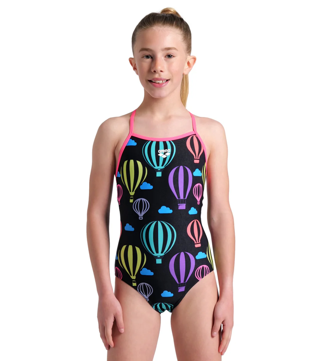 Arena Girls' Balloon Print Light Drop Back One Piece Swimsuit (Little Kid, Big Kid) - Image 14