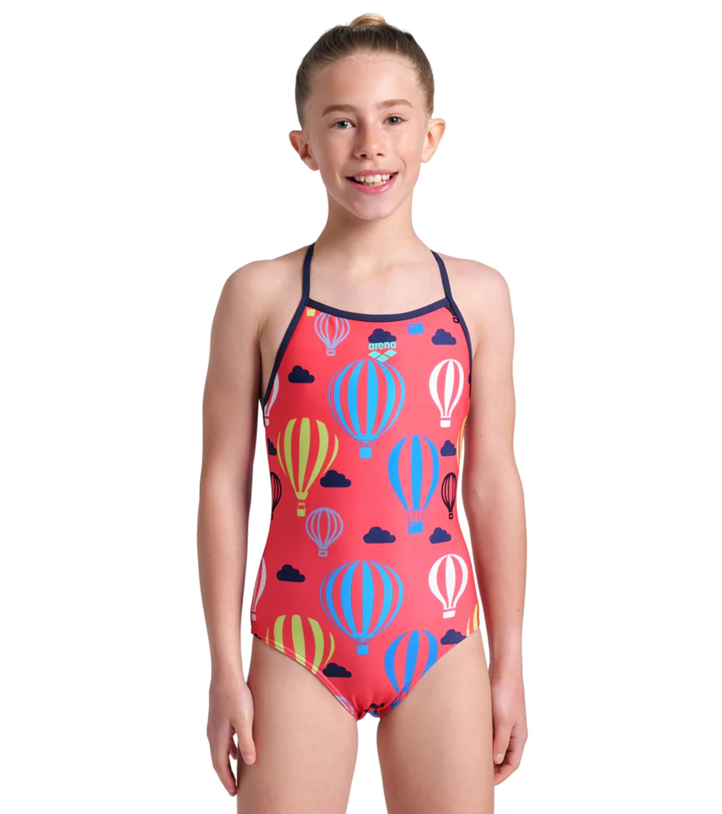 Arena Girls' Balloon Print Light Drop Back One Piece Swimsuit (Little Kid, Big Kid) - Image 15