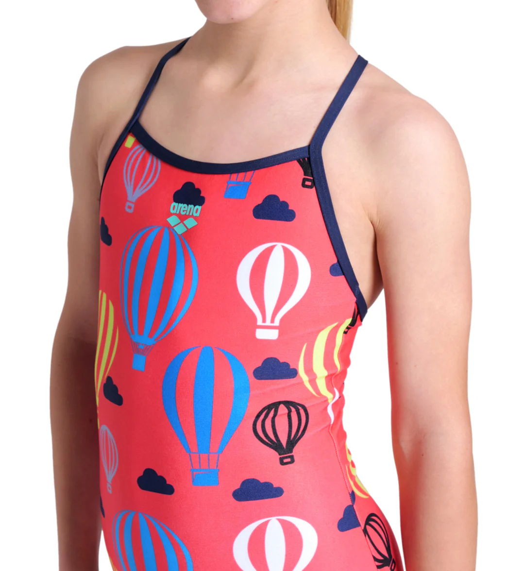 Arena Girls' Balloon Print Light Drop Back One Piece Swimsuit (Little Kid, Big Kid) - Image 5