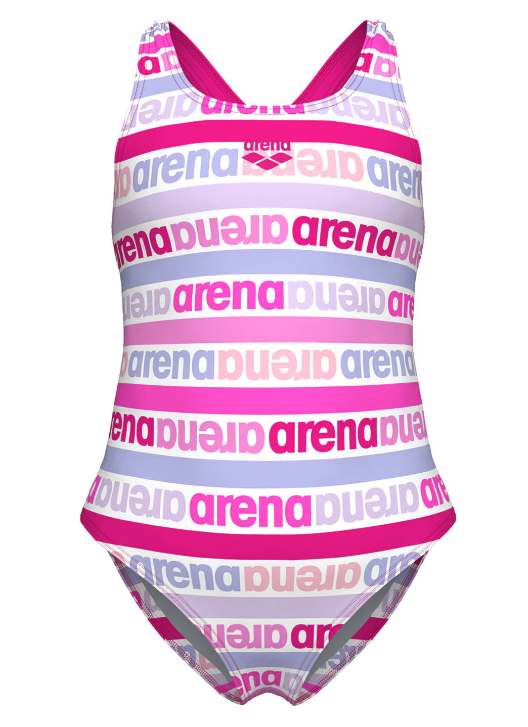 Arena Girls' Logo Friends Pro Back One Piece Swimsuit (Toddler, Little Kid) - Image 2