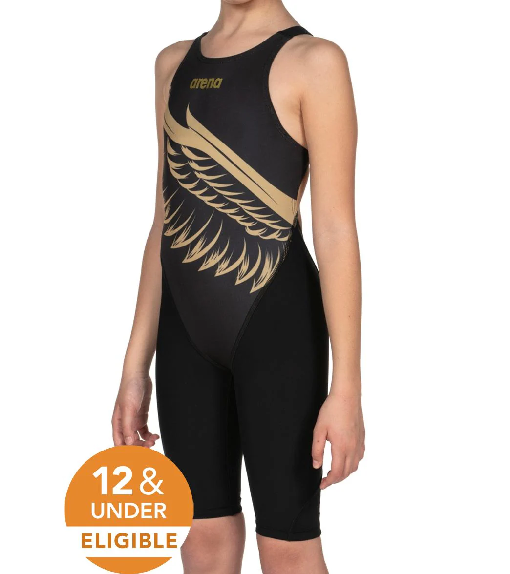 Arena Girls' Powerskin ST 2.0 Junior Elite II Open Back Tech Suit Swimsuit - Image 23