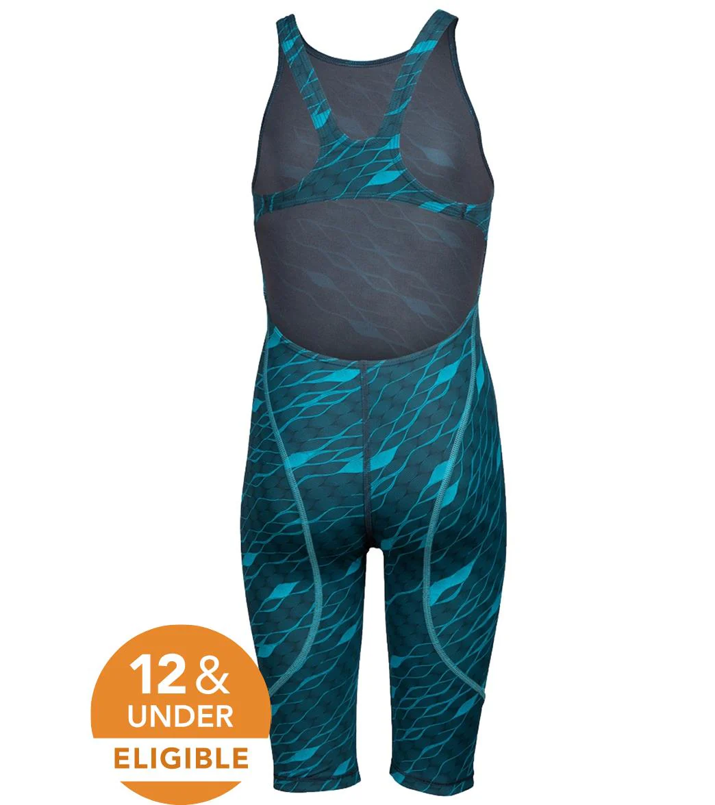 Arena Girls' Powerskin ST Next Limited Edition Open Back Tech Suit Swimsuit - Image 10