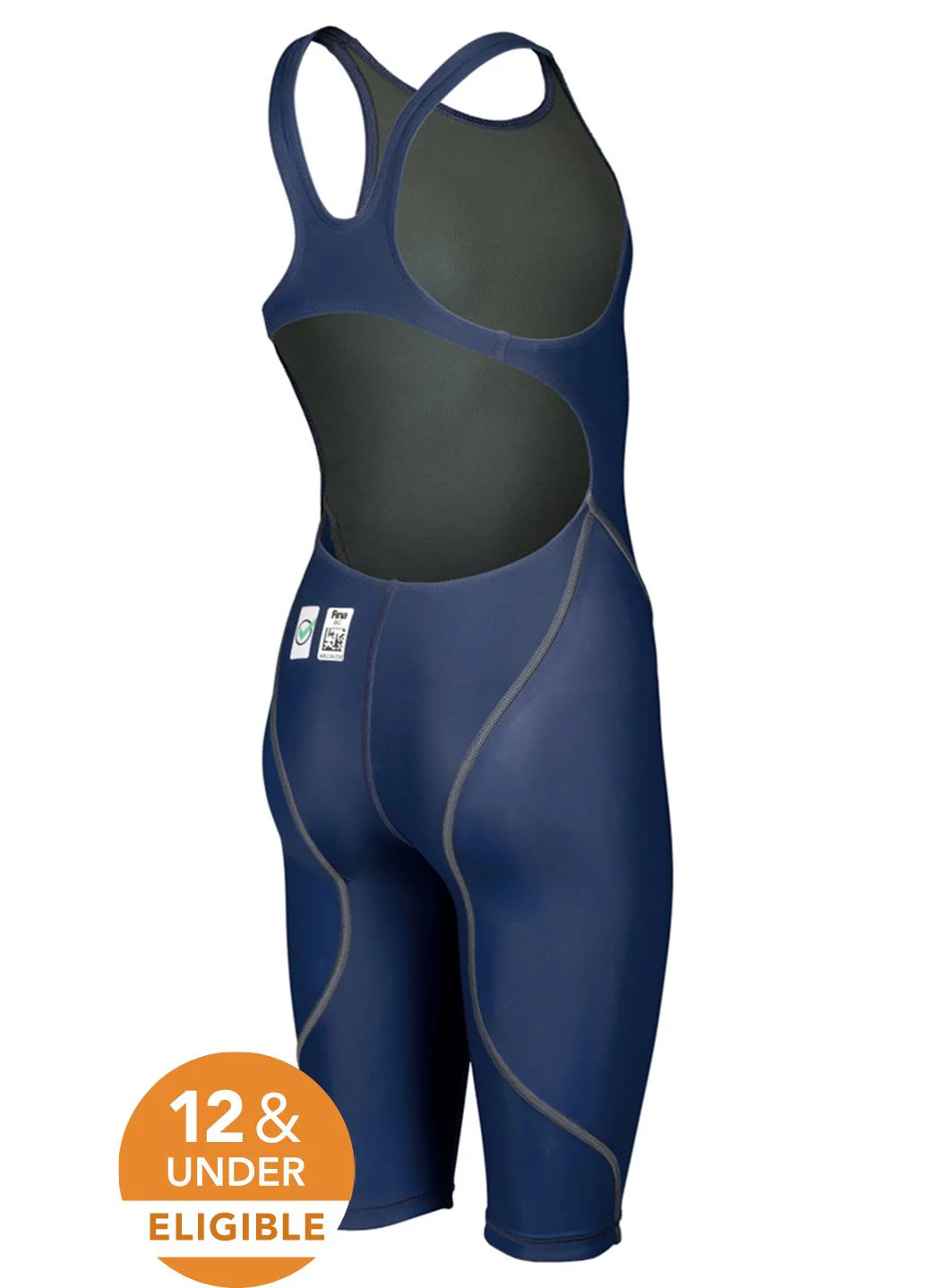 Arena Girls' Powerskin ST Next Open Back Tech Suit Swimsuit - Image 10