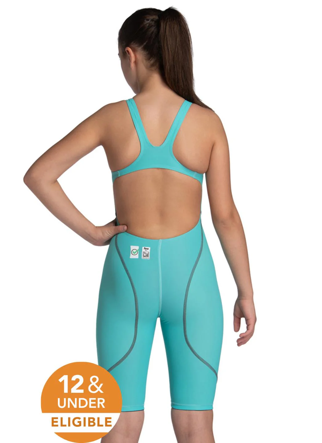 Arena Girls' Powerskin ST Next Open Back Tech Suit Swimsuit - Image 39