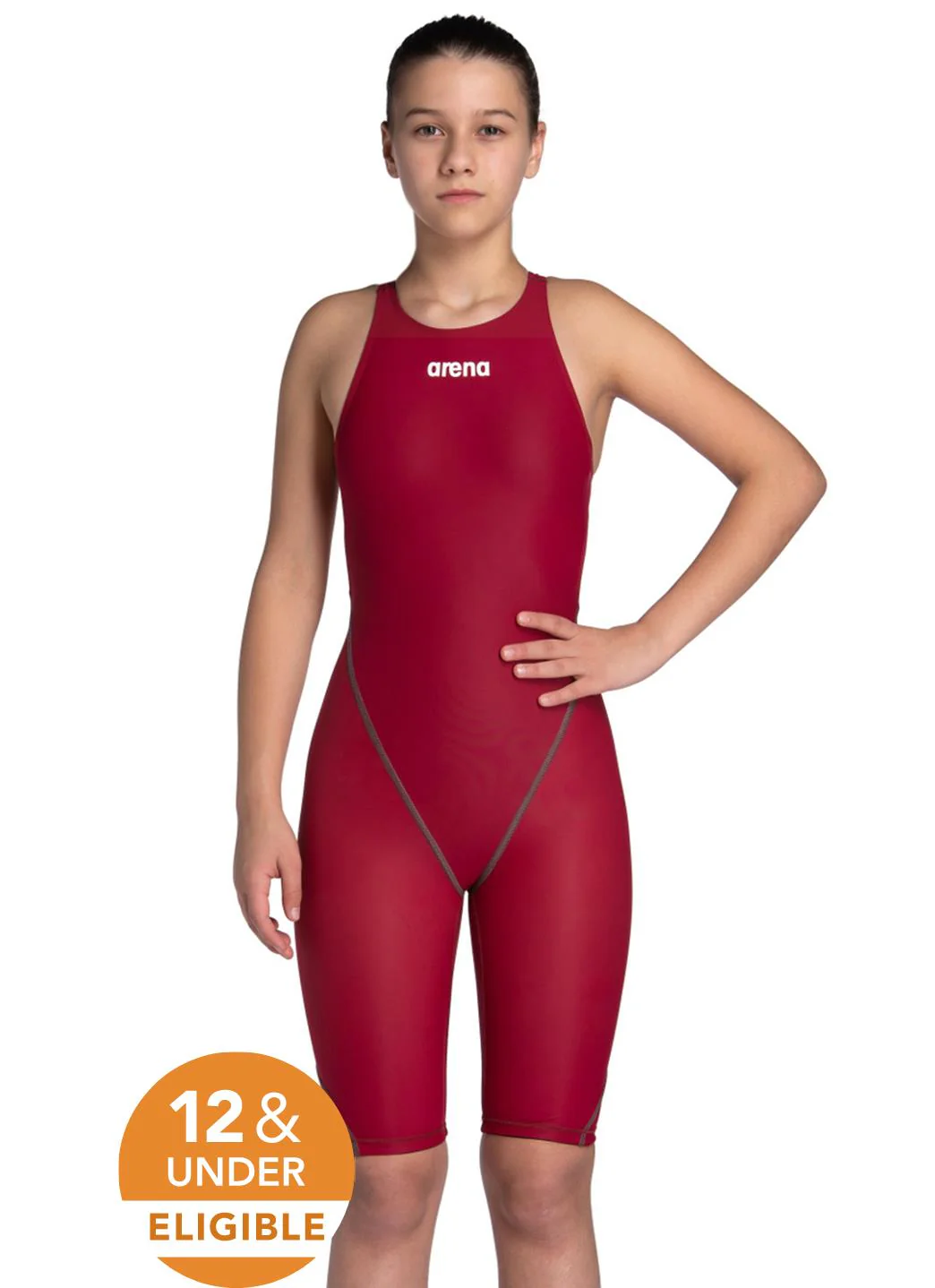 Arena Girls' Powerskin ST Next Open Back Tech Suit Swimsuit - Image 56