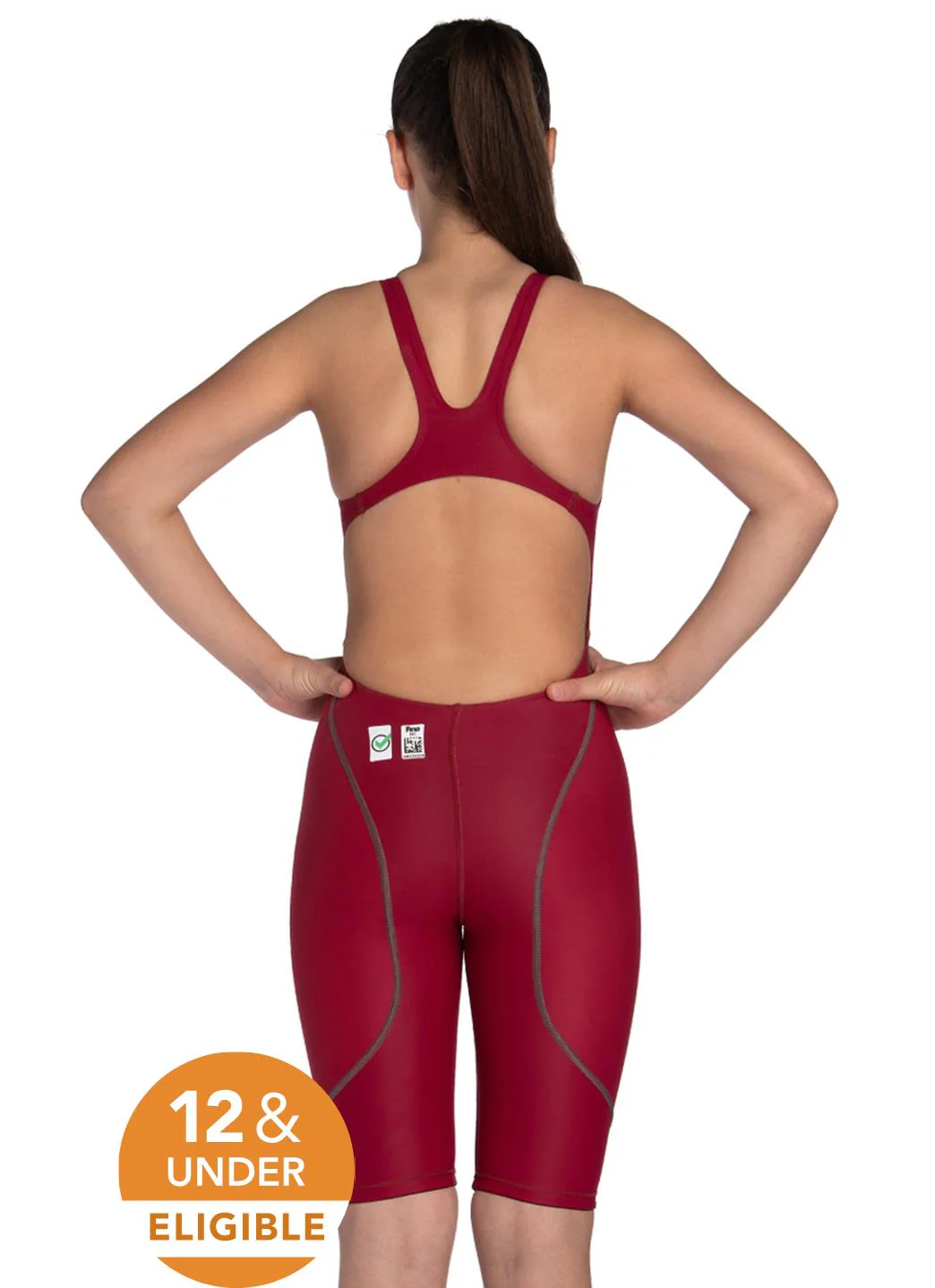 Arena Girls' Powerskin ST Next Open Back Tech Suit Swimsuit - Image 57