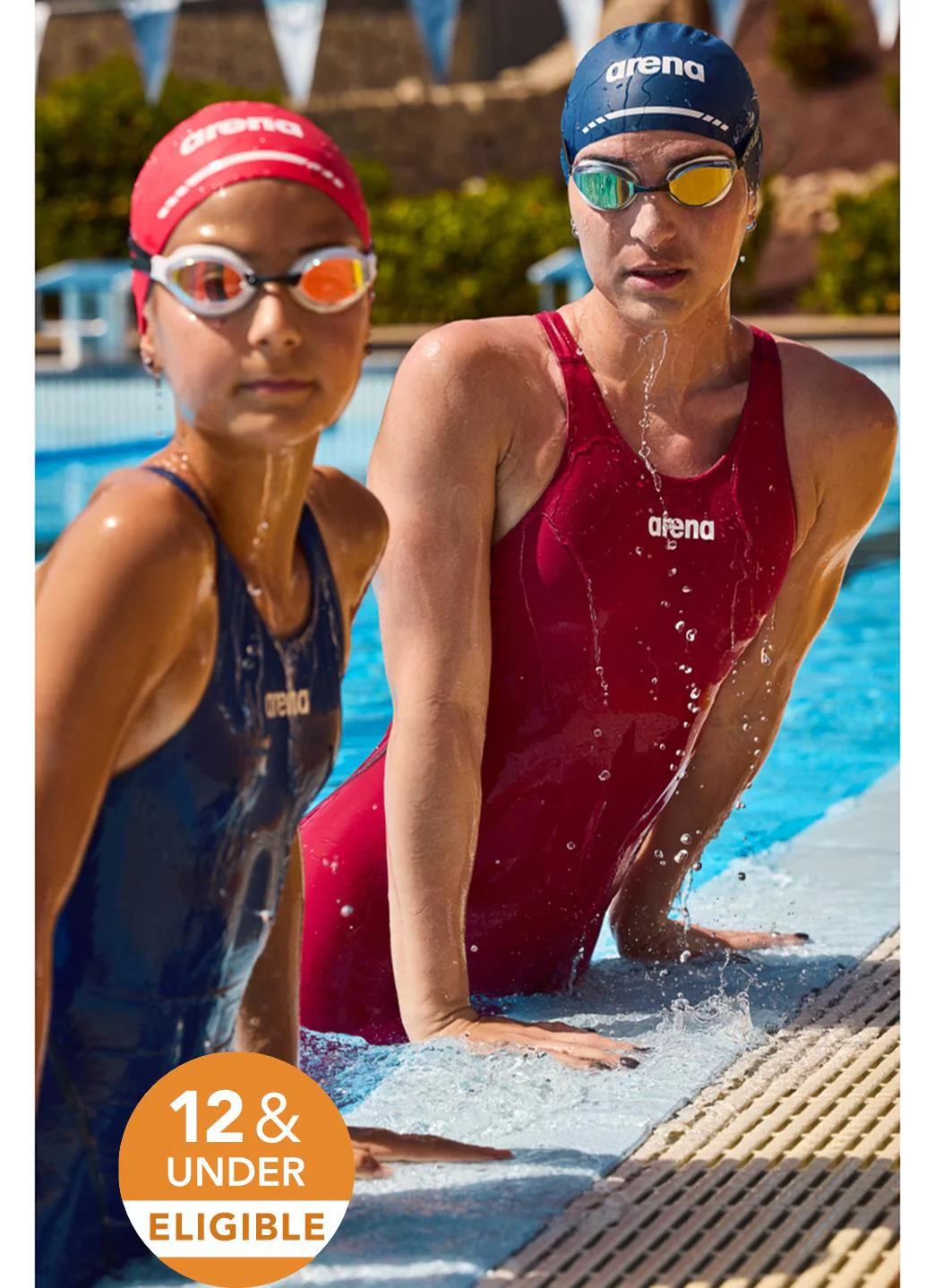 Arena Girls' Powerskin ST Next Open Back Tech Suit Swimsuit - Image 70