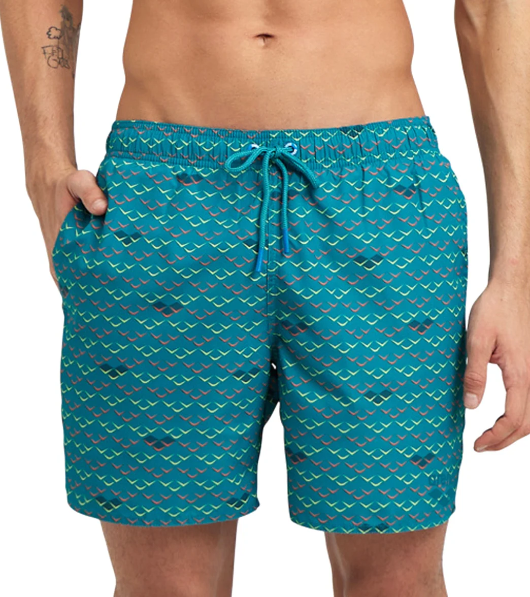 Arena Men's 16" Allover Beach Boxer Swim Trunks