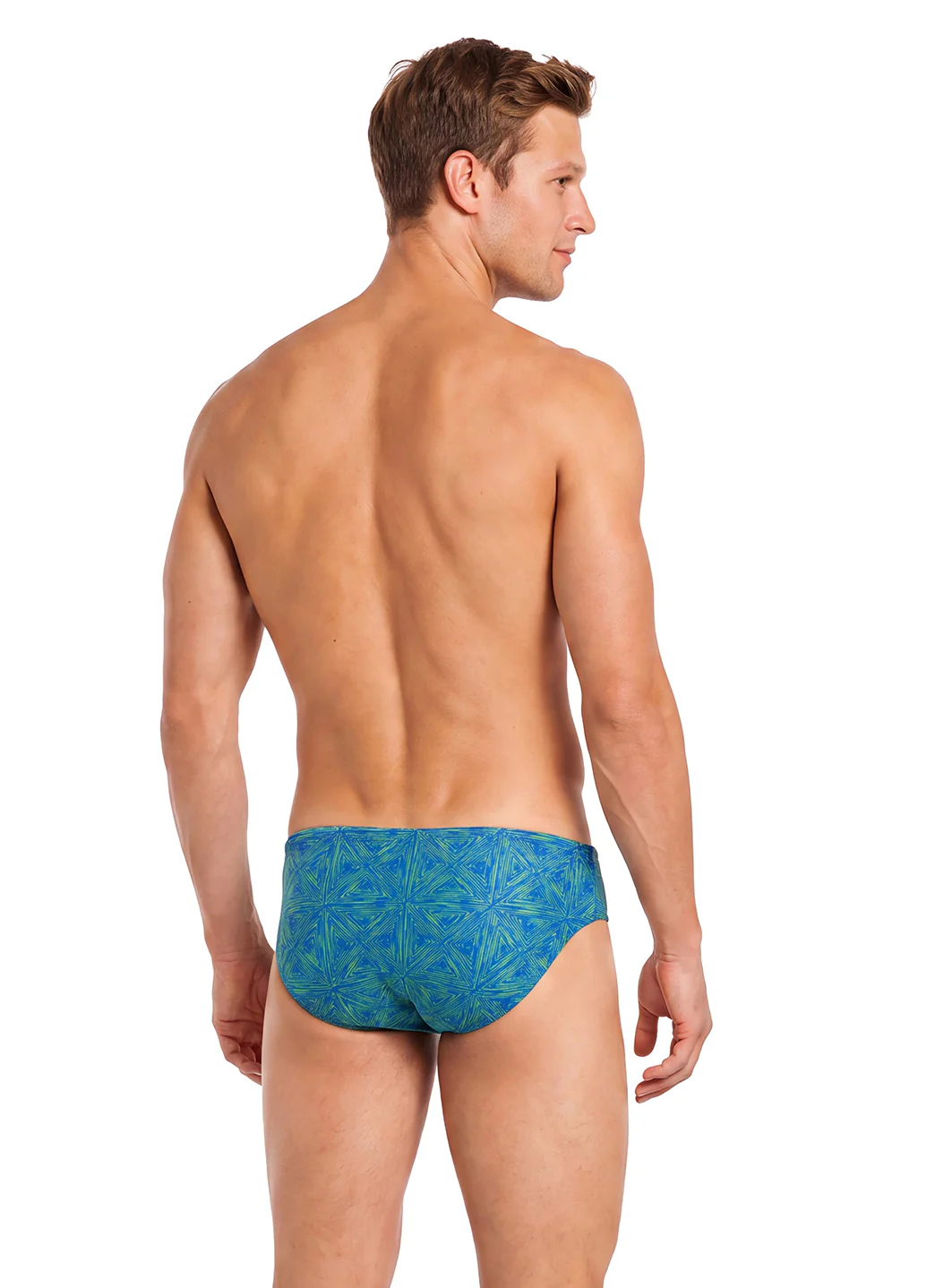 Arena Men's Abstract Tiles Brief Swimsuit - Image 55