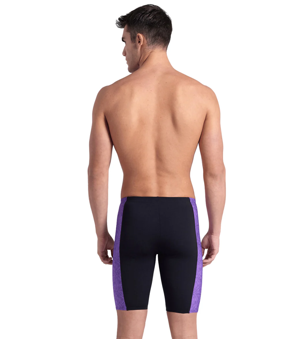 Arena Men's Abstract Tiles Jammer Swimsuit - Image 12