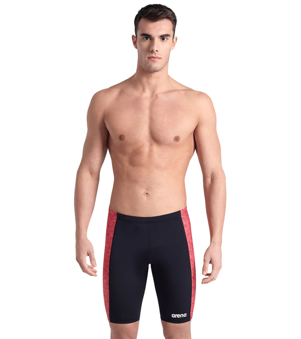 Arena Men's Abstract Tiles Jammer Swimsuit - Image 32