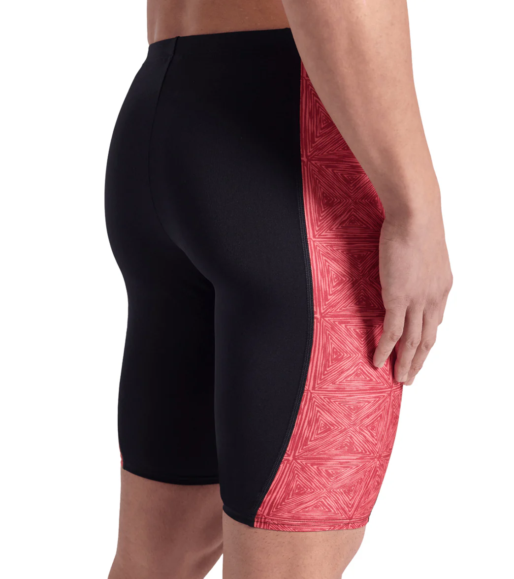 Arena Men's Abstract Tiles Jammer Swimsuit - Image 35