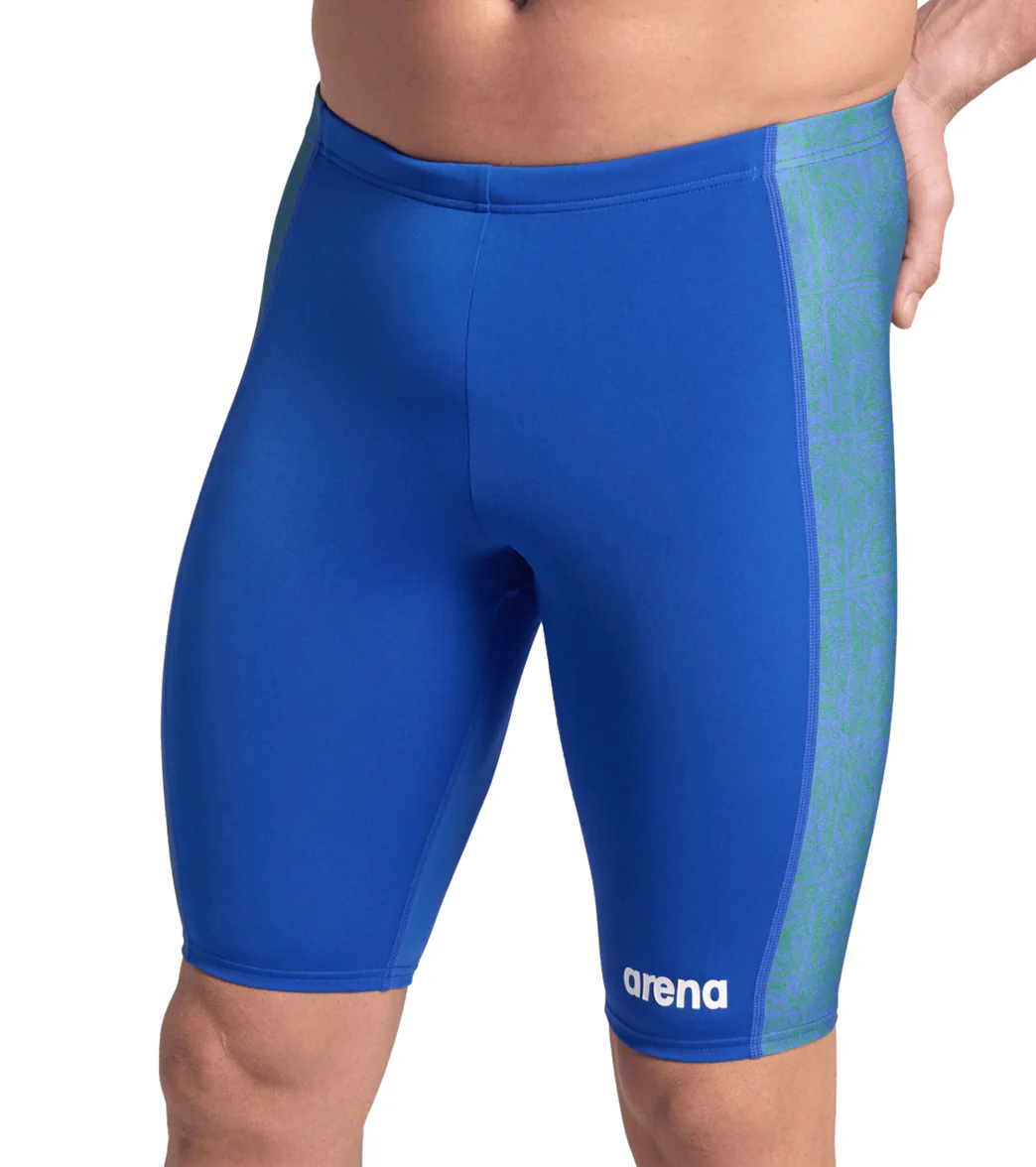Arena Men's Abstract Tiles Jammer Swimsuit - Image 41