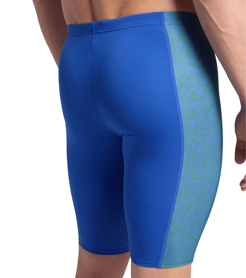 Arena Men's Abstract Tiles Jammer Swimsuit - Image 42