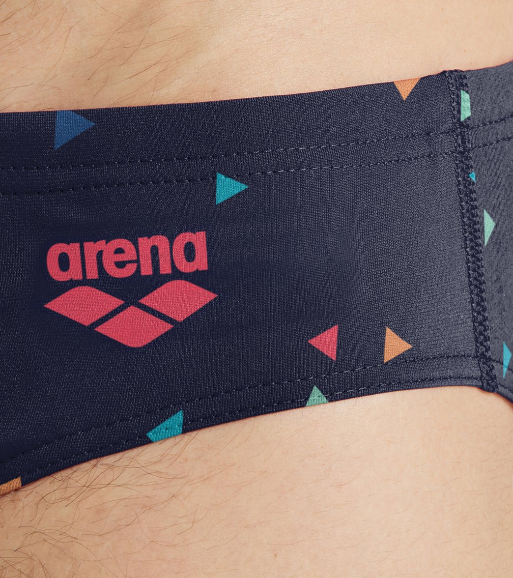 Arena Men's Drew Kibler Geometric Lions Brief Swimsuit - Image 6