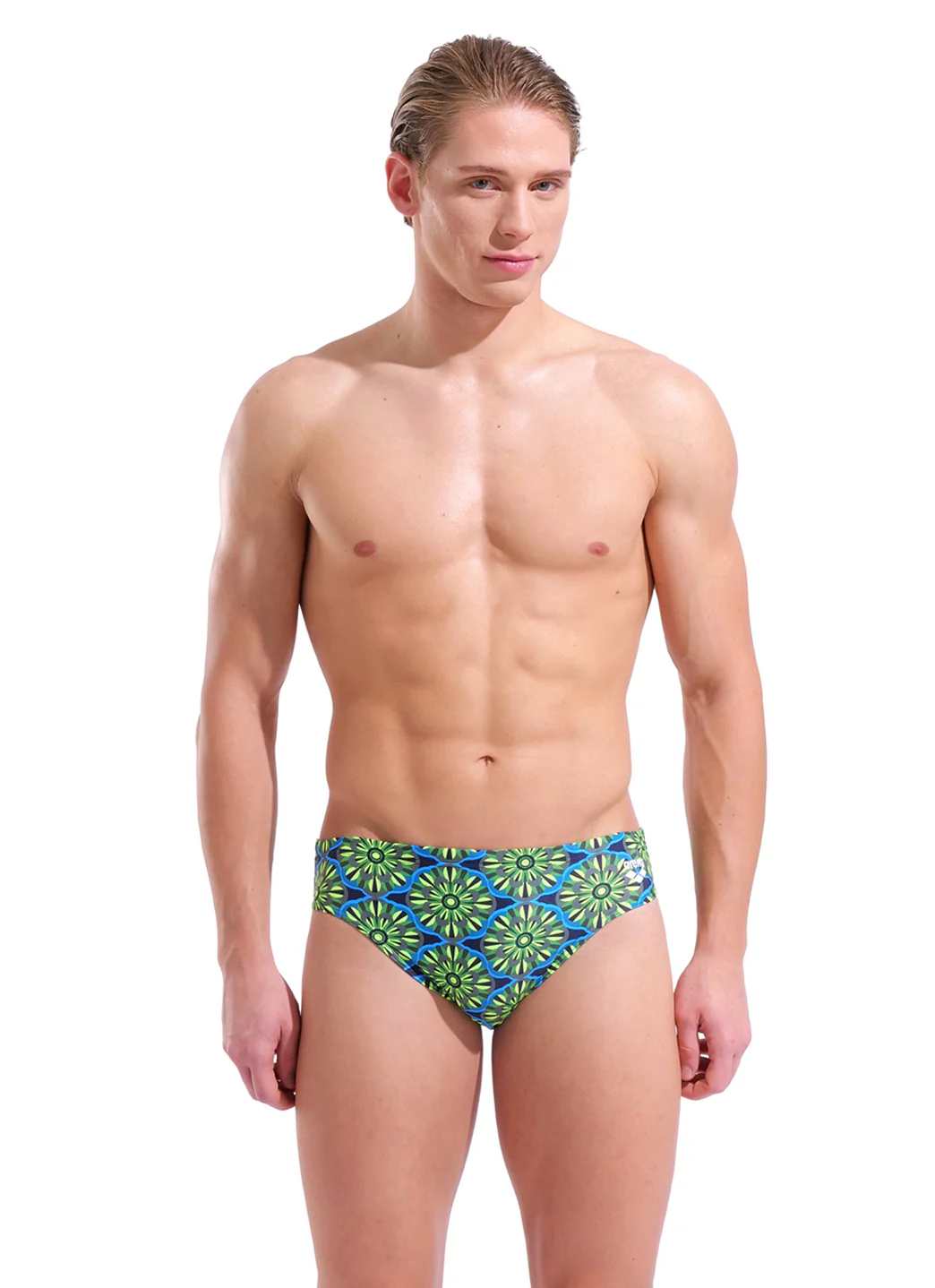 Arena Men's Floral Brief Swimsuit - Image 10