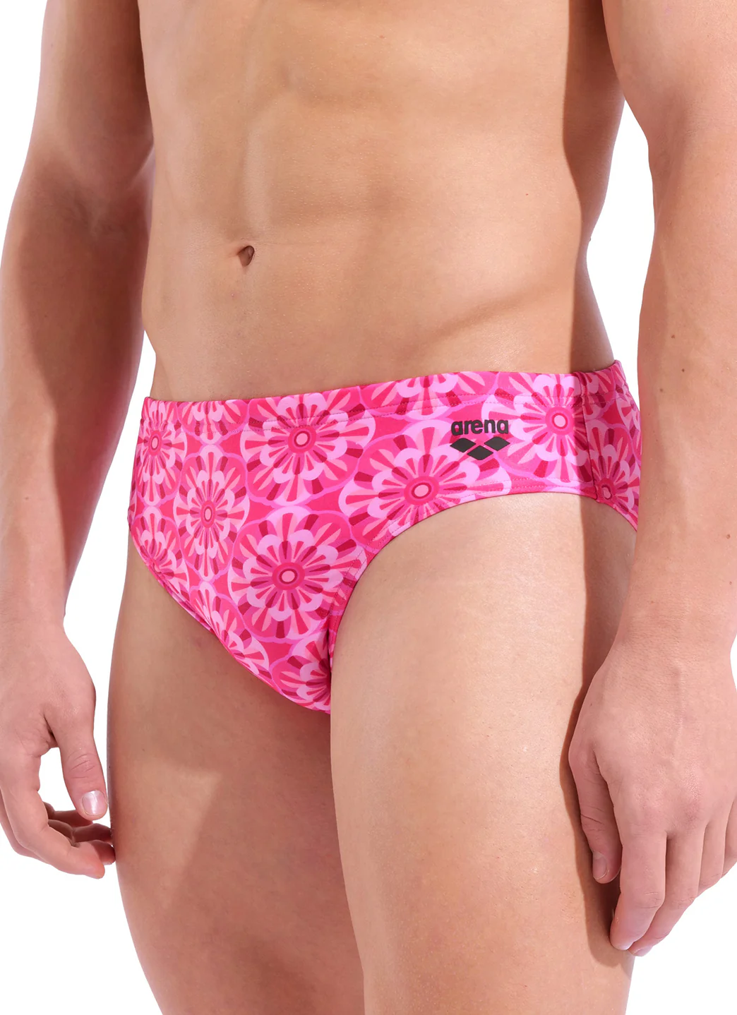 Arena Men's Floral Brief Swimsuit - Image 6