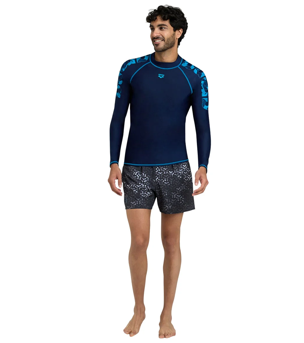 Arena Men's Graphic Long Sleeve Rashguard - Image 10