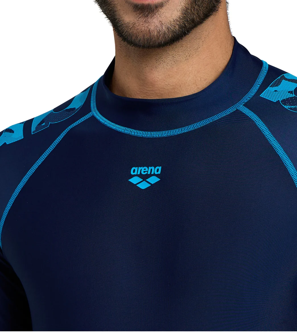 Arena Men's Graphic Long Sleeve Rashguard - Image 11