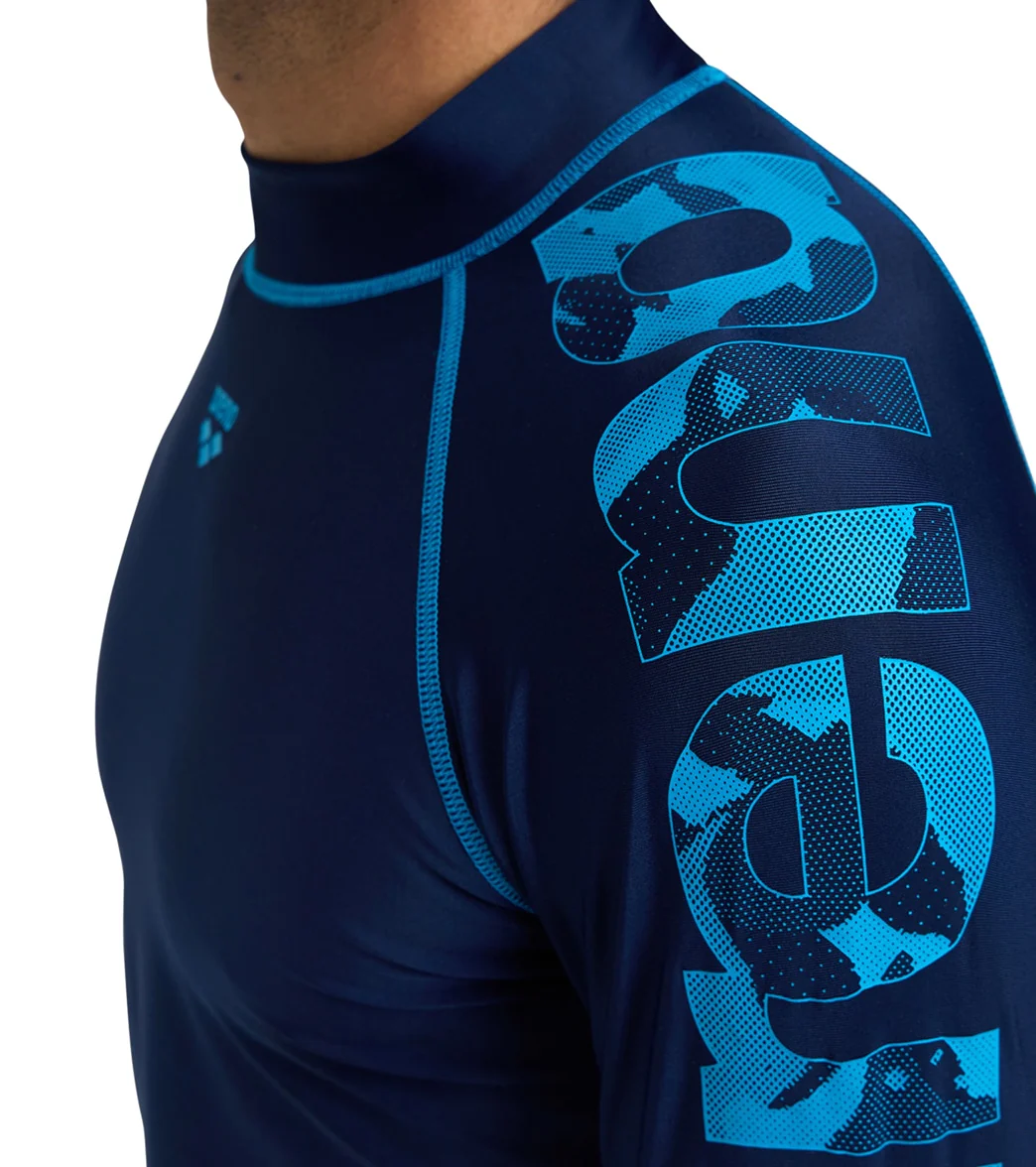 Arena Men's Graphic Long Sleeve Rashguard - Image 12