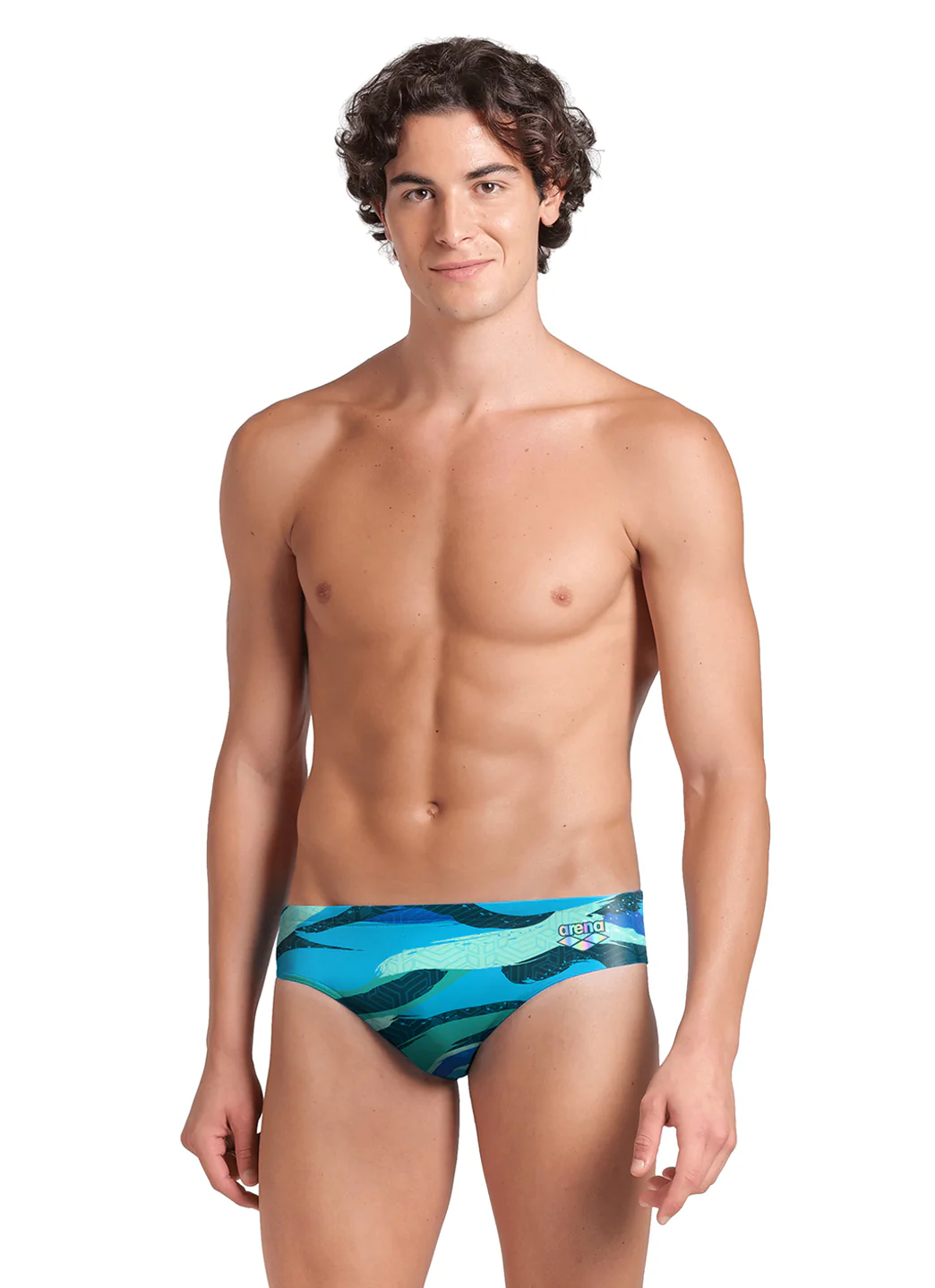 Arena Men's Green Water Brief Swimsuit - Image 3