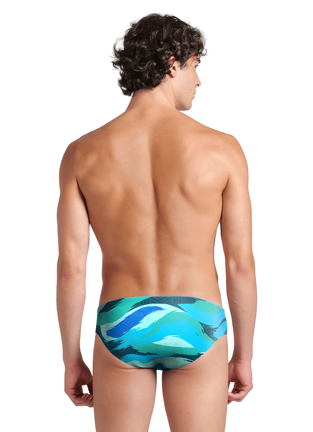 Arena Men's Green Water Brief Swimsuit - Image 4