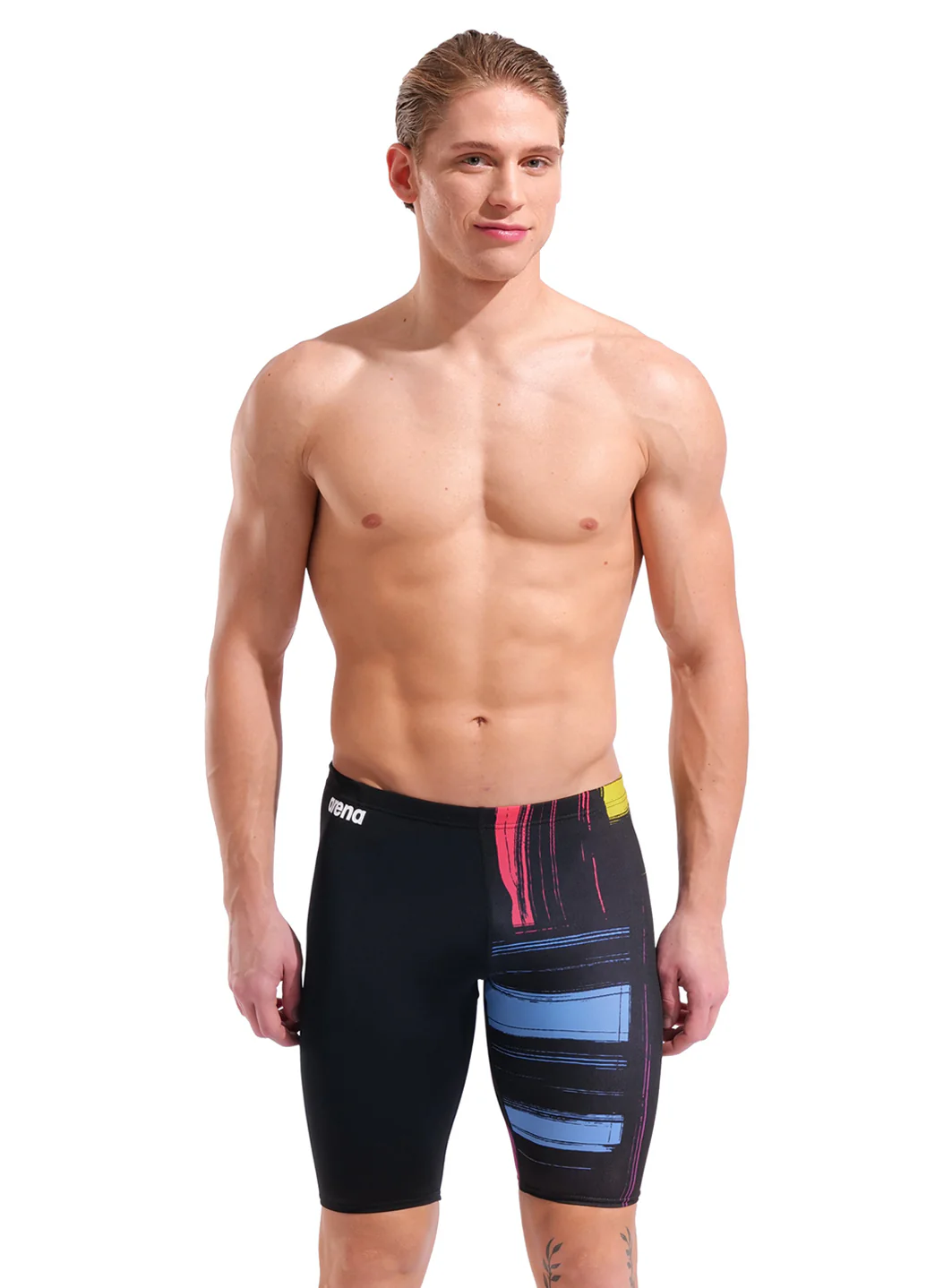 Arena Men's Grid Jammer Swimsuit - Image 3