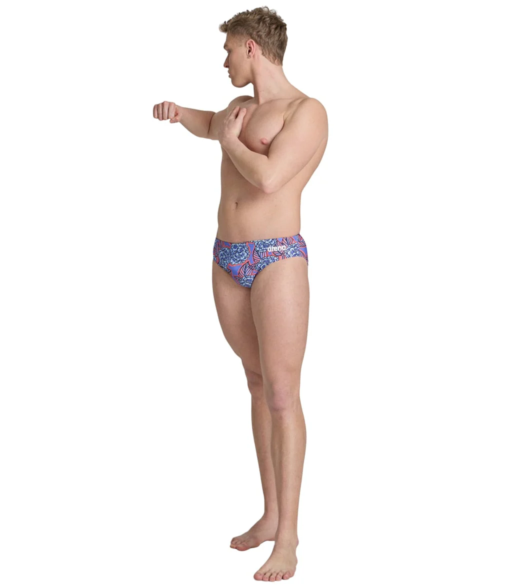 Arena Men's Hydrangea Bouquet Brief Swimsuit - Image 28