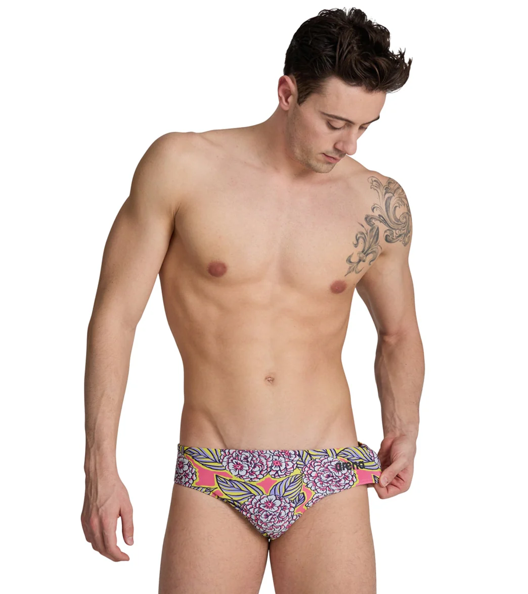 Arena Men's Hydrangea Bouquet Brief Swimsuit - Image 40