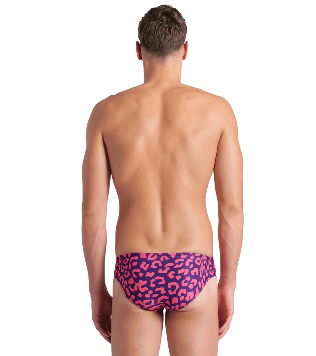 Arena Men's Leopard Brief Swimsuit - Image 2
